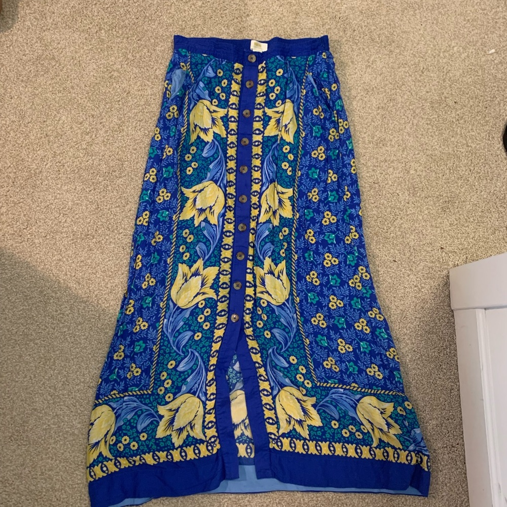 Anthropologie Maeve Maxi Skirt